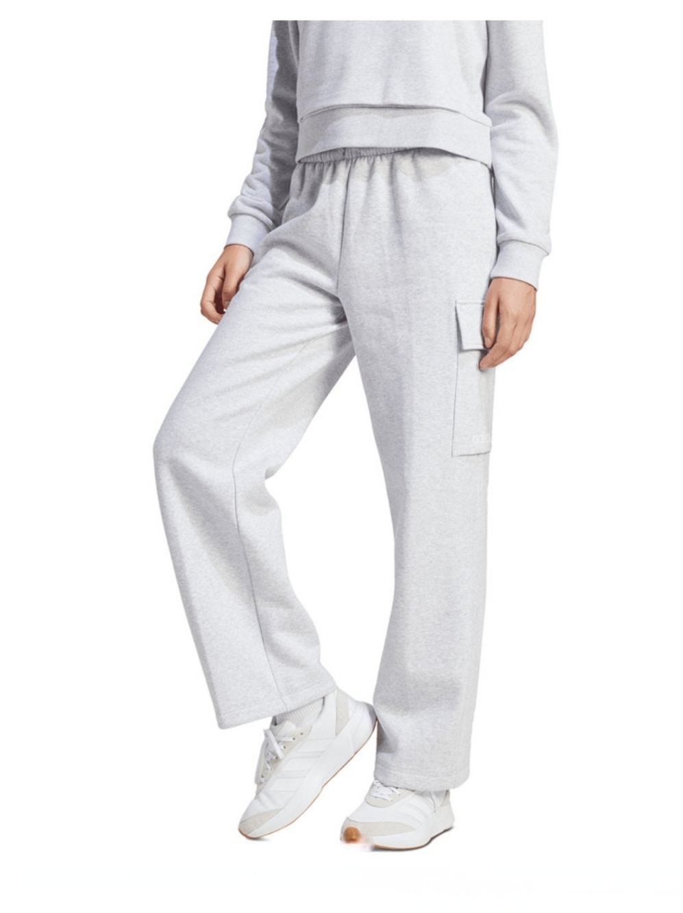 Adidas Women's Essentials Fleece Cargo Sweatpants